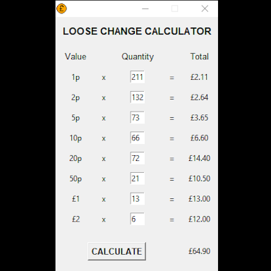 Loose Change Calculator